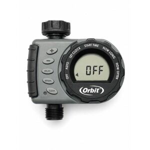 Orbit 24600 Single Outlet Hose  Timer Programmable Digital Water Timer Gray